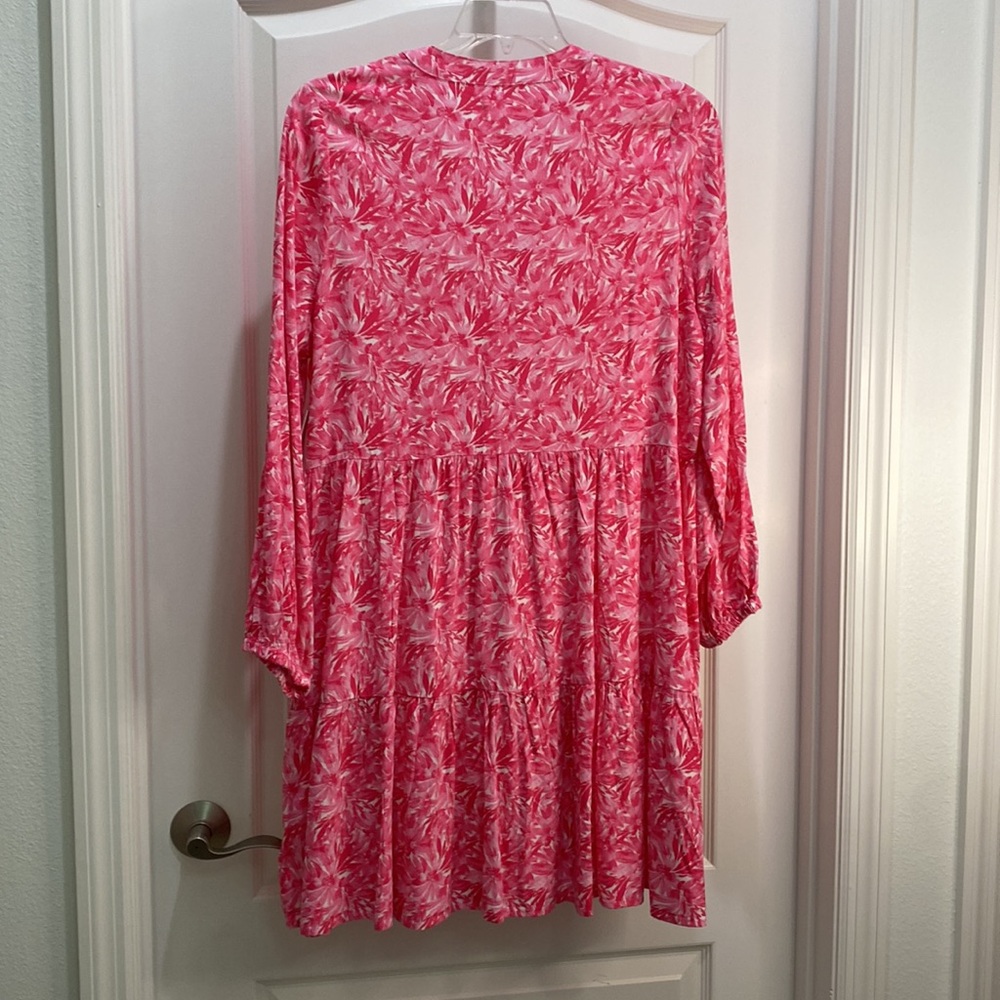 Stella Parker NWT size large PINK pink petal shower dress. New with tags - Picture 7 of 14